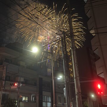 隅田川花火大会へ