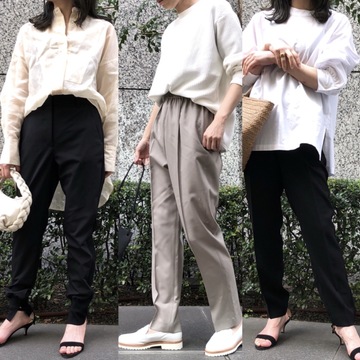 美脚見え【50代 春ファッション】エクラ売れ＼大ヒットパンツ／身長別に着比べみました！