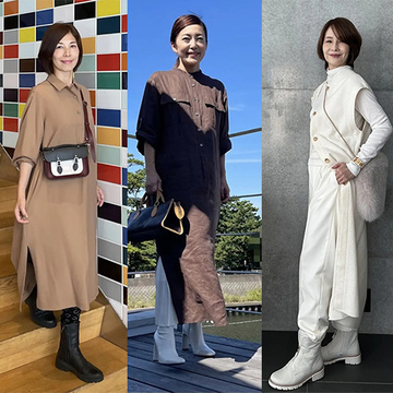 そろそろブーツの出番！野暮ったくみえない50代のブーツコーデ3選