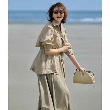 大人が素敵に見える服をエクラが特別にオーダー！「Chaos×éclat」別注ラミーブルゾン