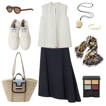 【50代 週末コーデ】夏の街に映える洗練カジュアルスタイル＃Jマダムのおしゃれ