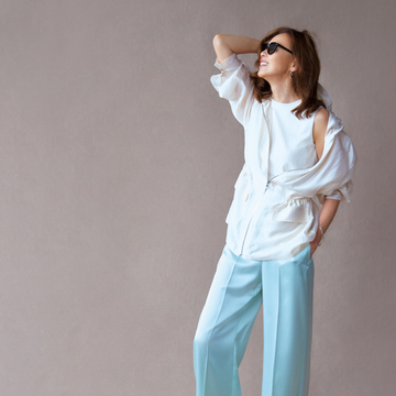 【50代が買うべき最愛ブランドの“推し”】セオリーリュクスの上質感たっぷりな光沢アイテム