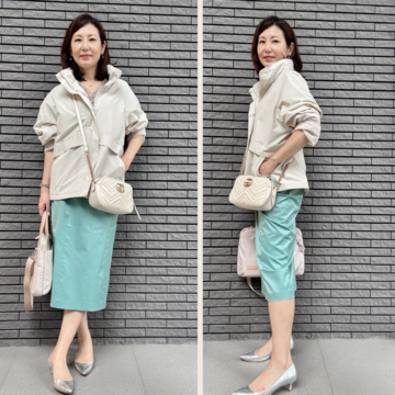 雨の日に大活躍！ユニクロアウターを羽織って日比谷でお仕事