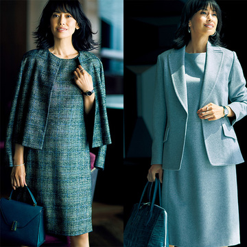 【ジャケット×ワンピースコーデ4選】ビジネスの日常にひとさじのドレスアップ感を！