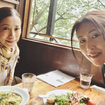 目黒川沿いのブラッスリーカフェでランチ♪