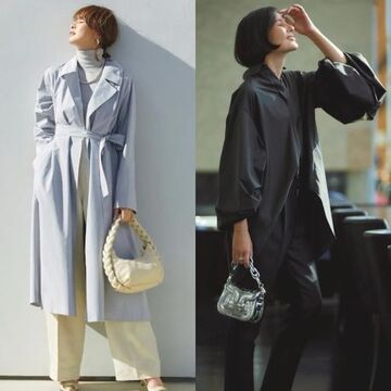 春先にちょうどいいアウターやブラウスの着こなし【50代の1週間コーデ】