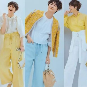 50代を素敵に見せる、春のトレンドカラー「イエロー」をどう着こなす？