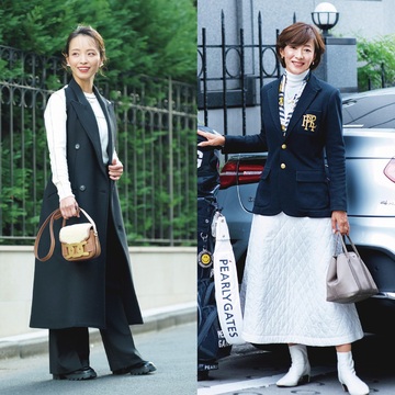 ホカンスやゴルフ、アラフィーのレジャーコーデに役立つ服はこれ【エクラ 華組のリアルファッションSNAP】