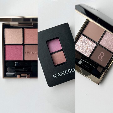 50代が絶対買うべき春の新作コスメ。若見えに効くピンクのアイシャドウパレット3選【エクラ美容班アツ＆ハラチノが試しましたvol.３】