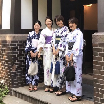 浴衣で大人女子会