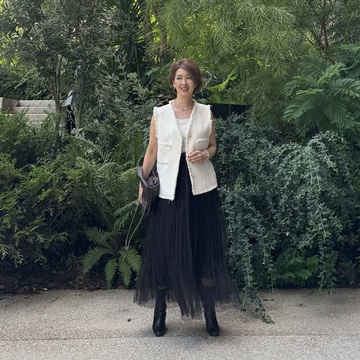 シアー感と揺れ感にときめいたオーガンジースカート