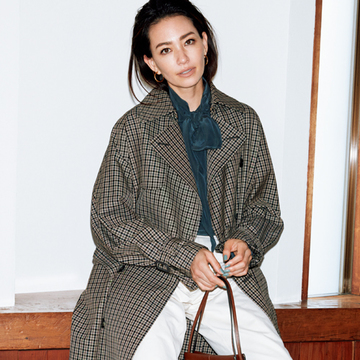 【最旬の10着で過ごす7days】Day.3 今年のトレンチコートはチェック柄でちょっぴり冒険を