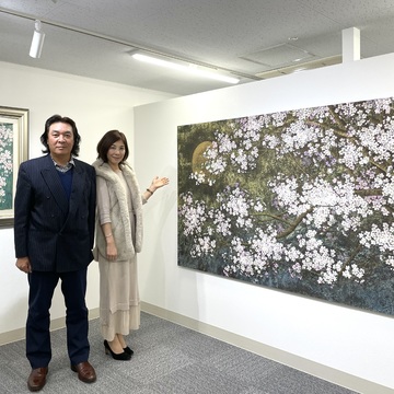 世界で活躍される水墨画家、曹 亜鋼さんのギャラリーへ。