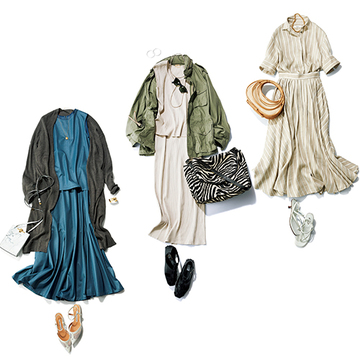 後ろ姿もパーフェクト！スタイルがぐっとよく見えるスカートのセットアップ3コーデ