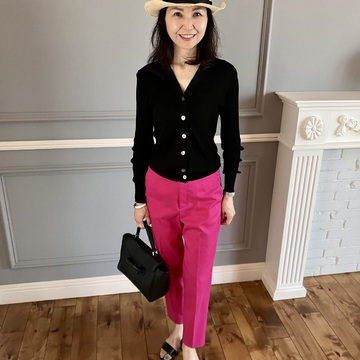 春色カラーパンツでお出かけ。南房総、山の中の隠れ家蕎麦屋さん