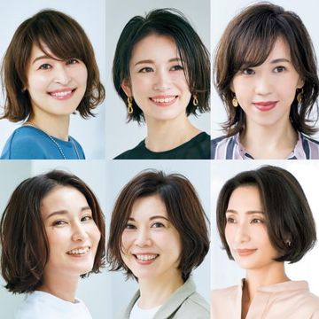 トップふんわり、しゃれ見え確実！若々しいボブヘア【50代髪型月間人気ランキングTOP10】