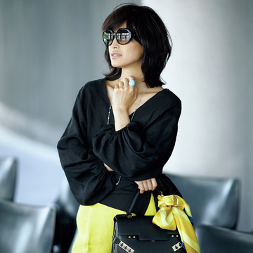 ほどよく“遊び”を効かせた、戸野塚かおるの「しゃれ見えコンサバ」　五選