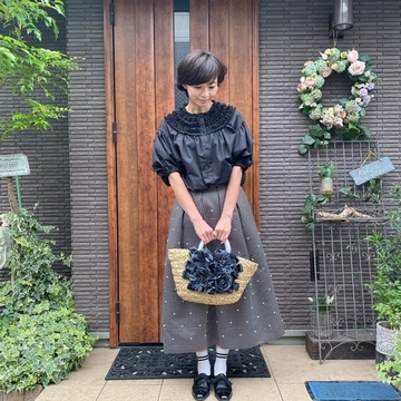 世界にひとつだけのかごバッグ