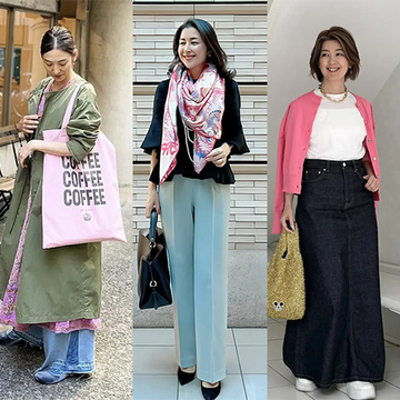 50代が春に着たい！派手すぎない大人の「ピンクコーデ」3選