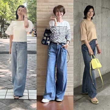 【50代に人気のZARAデニムコーデ5選】即おしゃれが決まる！デイリーユースに活躍してくれる一本