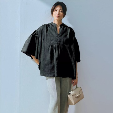 夏の美しいお出かけ服「DÉPAREILLÉ×éclat」シアーラミーブラウス