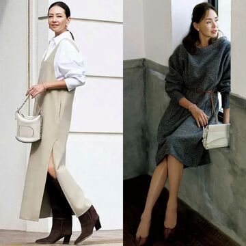 秋ワンピースを品よくおしゃれに着こなすには？50代のワンピーススタイル7選