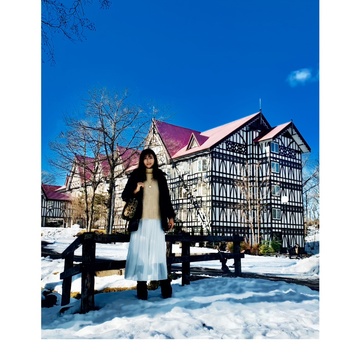 お正月の軽井沢コーデ