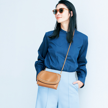 【50代の小柄さんコーデ術】すっきり見える“円錐形コーデ”おすすめ3スタイル