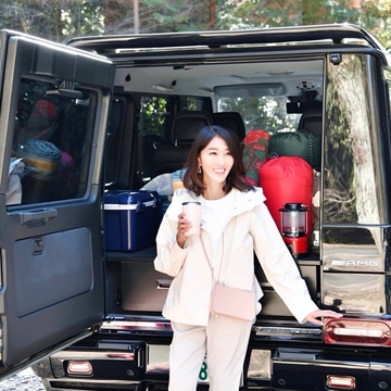 エクラ4月号｢チームJマダム白書」に掲載中、 愛しの相棒とGUアイテムで作るキャンプコーデ