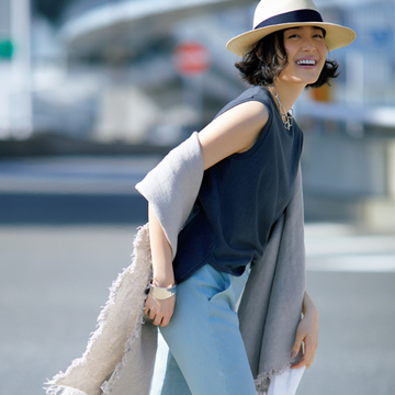 きれい色のパンツなら即おしゃれ上手な印象に！【瞬間着映え服でおしゃれに】