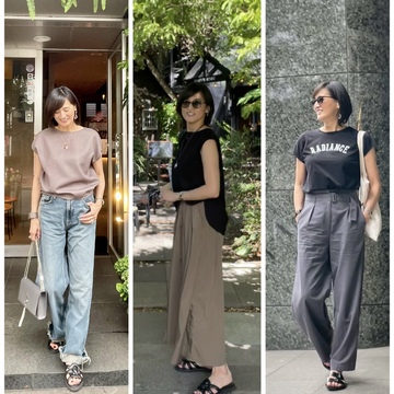 シックなカラーで秋コーデ