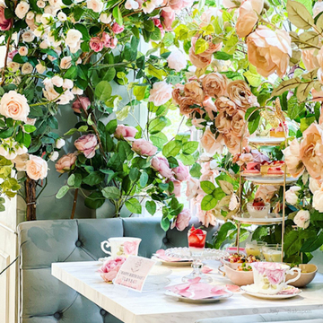 【東京デート】ローズ🌹香るアフタヌーンティー🫖@中目黒