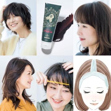 【アラフィー女性の憧れヘアスタイル】富岡佳子＆エクラモデルズの最新ヘアスタイル大公開！【50代髪型人気ランキングTOP10】