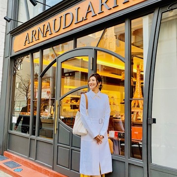 春コートでお気に入りのお店へ