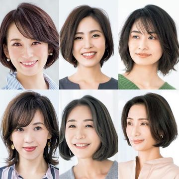 女らしさ抜群！上品で爽やかなボブヘア【50代髪型月間人気ランキングTOP10】