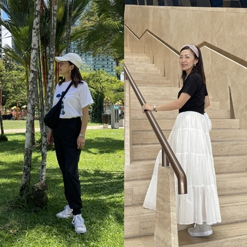 UNIQLOとZARAのモノトーンスタイルでクアラルンプールの街歩き🇲🇾