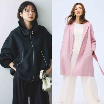 冬のダークカラーコーデから明るく華やかなライラックカラーのコートを使ったコーデまで【50代の1週間コーデ】