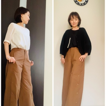 【UNIQLO:C】サイドスナップパンツは、小柄でも裾上げいらずの神ボトムでした🎵　