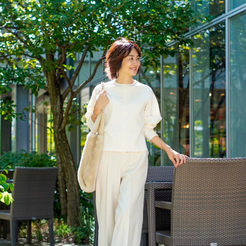  E by eclat 「ドルマンスリーブトップス」着回し3コーデ♪