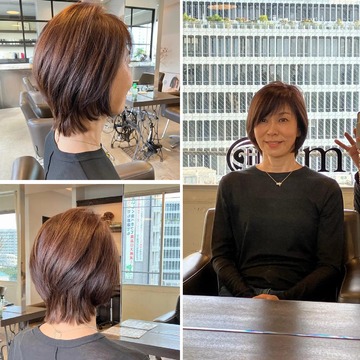 新しい季節にヘアチェンジ！50代が参考にしたい「秋色ひし形ショートボブ」【チームJマダムブログ人気記事週間ランキングTOP10】