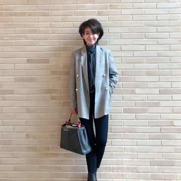 お気に入りのジャケットスタイルでお出かけ♪