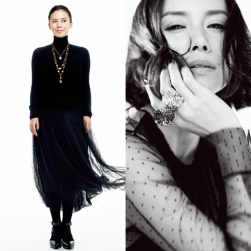 【中谷美紀さんがまとうジュエリー5選】ブラック×ジュエリーで洗練ドレスアップ