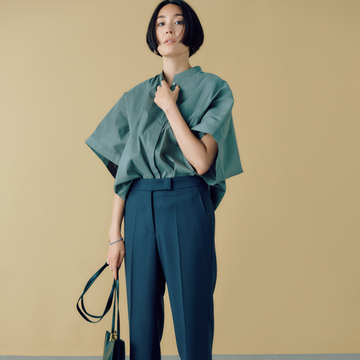 脚長効果抜群！ ラクなのにスタイル美人になれる「渋色パンツ」とは？