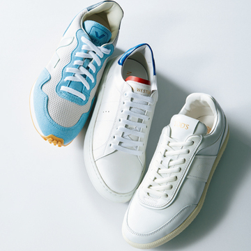 ほどよいヘルシーさをプラスする「きれいめスニーカー」3選【甘くないスカートとハンサムシューズ】