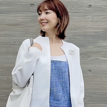 E by eclat ミラノリブZIPブルゾン