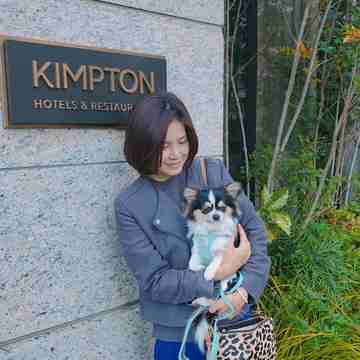 バースディはワンコと一緒ホテルステイ♡@KIMPTON