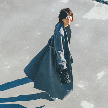 シルエットの美しいコートをはおれば、おしゃれが決まる！【富岡佳子の最愛ベーシック】