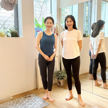 エアリアルヨガに初挑戦