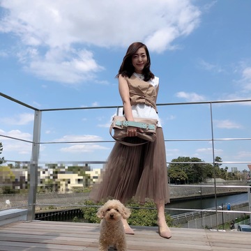 春のベージュコーデでドライブスルー♪