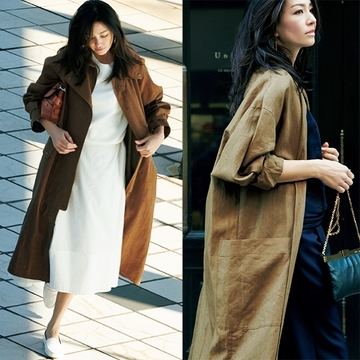 【春の本命リネンコート5選】“ハンサム”を意識して旬な着こなしに